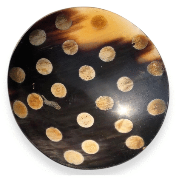 Genuine Handcrafted 10cm Diameter Horn Bowl | Bowls Real Handmade 100 Natural Horn Palm Dish