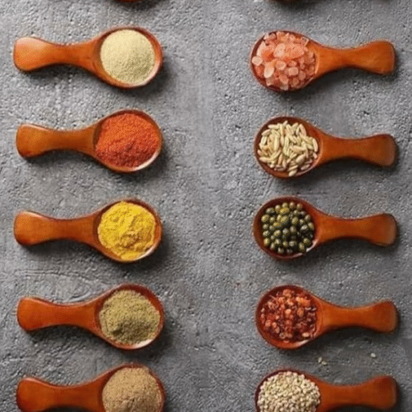 Small Wooden Salt Spoon - 12 Pack Mini Wood Spoon with Short Handle, Perfect for Small Jars of Jam, Spices, Condiments, Seasoning, Sugar, Honey, Coffee, Tea, Mustard, Ice Cream, Milk Powder