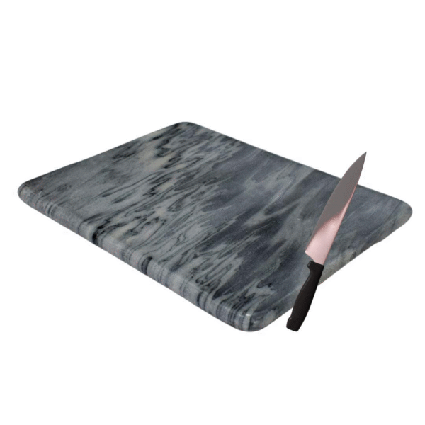 Stone Big Size Chopping Board (12"X9" Inch) (Grey) Large
